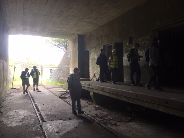 Inside munitions tunnel